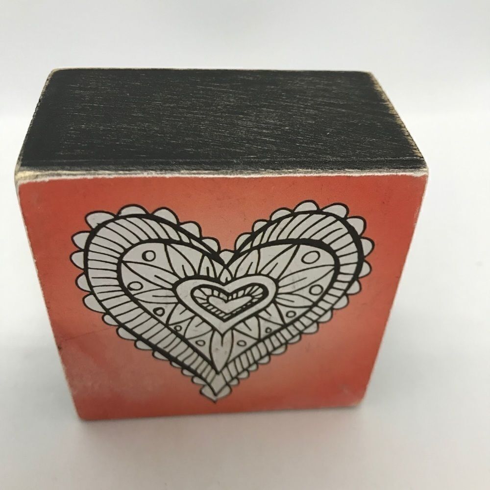 Heart Self Sitter Motivational Sign Gift NWT - Picture 11 of 14